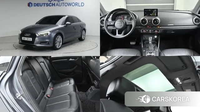 Audi New A3 2018 Серый из Кореи