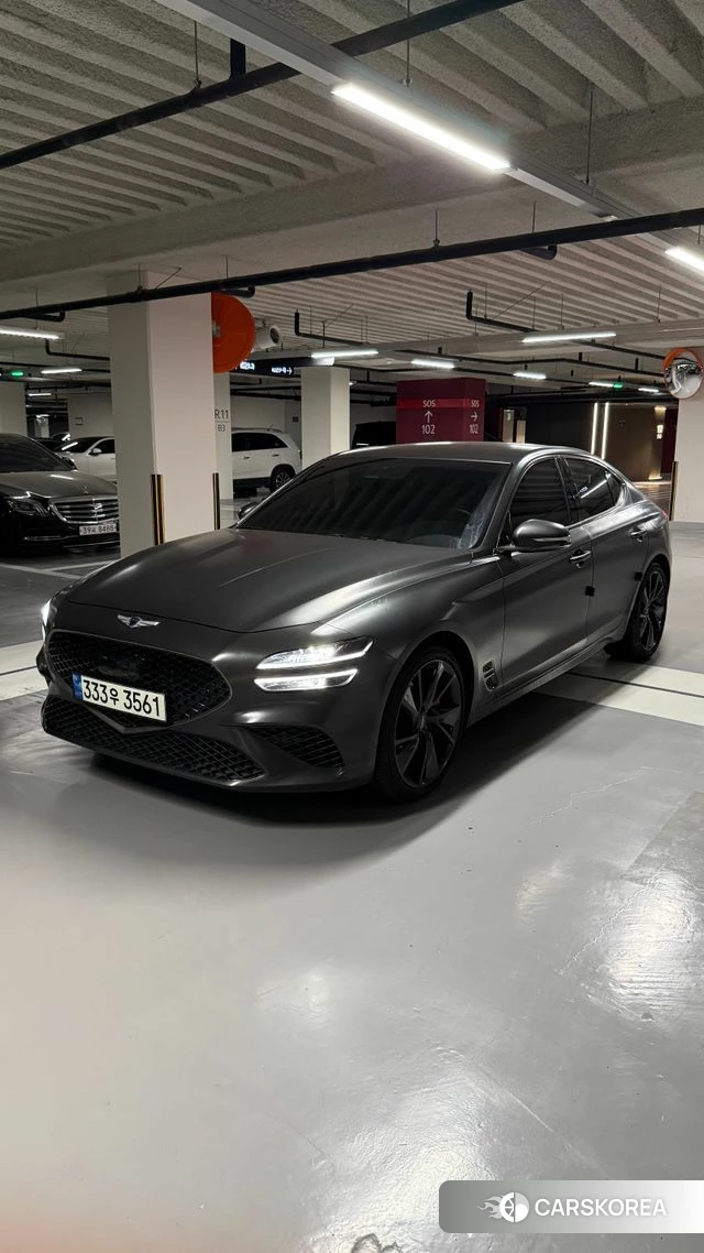 Genesis The New G70 2021 Серый из Кореи