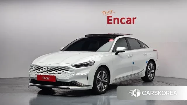 Kia K8 Hybrid 2023 Белый из Кореи