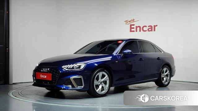 Audi A4 (B9) 2022 Синий из Кореи