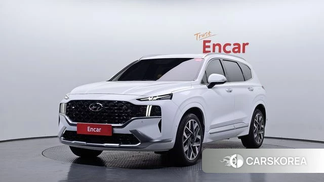 Hyundai The New Santa Fe 2021 Белый из Кореи