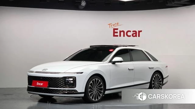 Hyundai Grandeur (GN7) 2023 Белый из Кореи