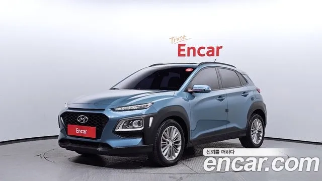Hyundai Kona 2018 Небесно-голубой из Кореи