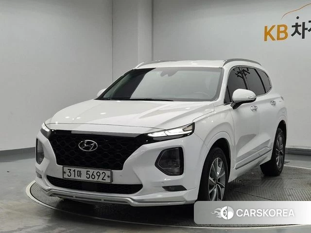 Hyundai Santa Fe TM 2019 Белый из Кореи