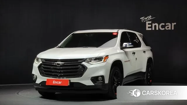 Chevrolet (GM Daewoo) Traverse 2021 Белый из Кореи
