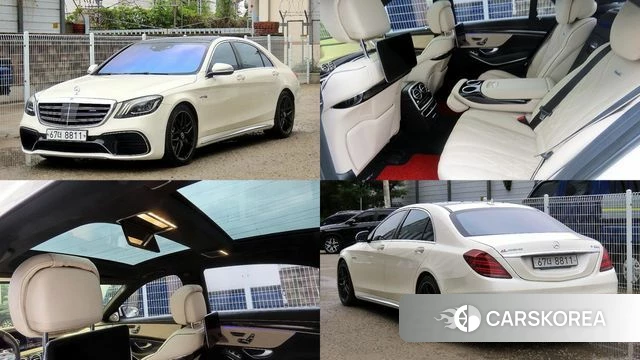 Mercedes-Benz S-Class W222 2018 Белый из Кореи