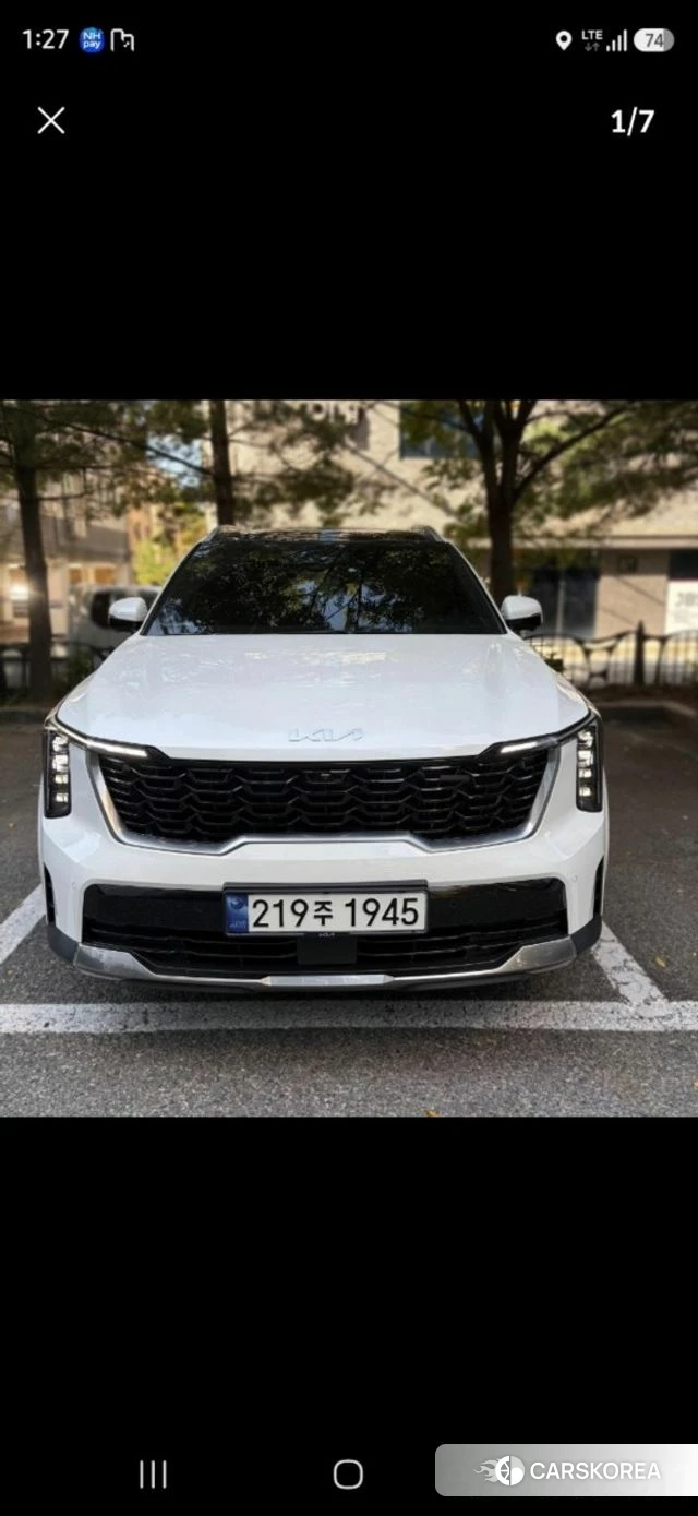 Kia The New Sorento 4th Generation 2025 Белый из Кореи