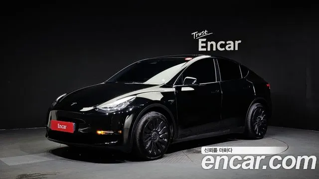 Tesla Model Y 2021 Черный из Кореи