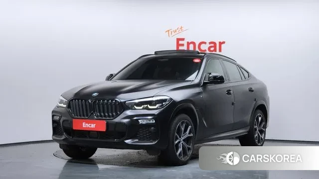 BMW X6 (G06) 2020 Черный из Кореи