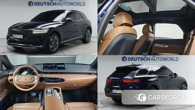 Genesis GV70 2021 Синий из Кореи