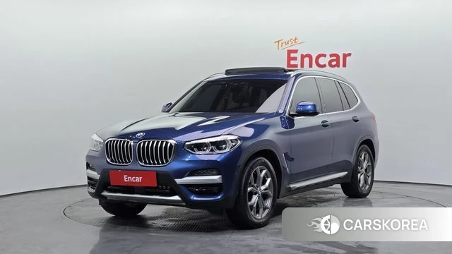 BMW X3 (G01) 2021 Синий из Кореи