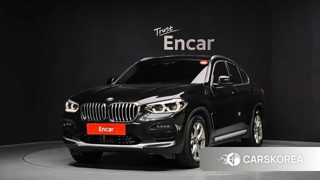 BMW X4 (G02) 2021 Черный из Кореи