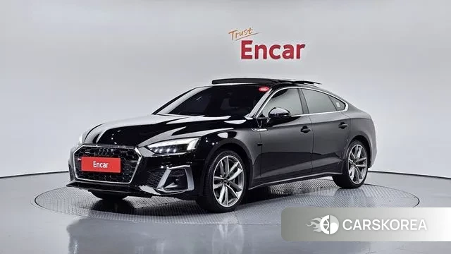 Audi A5 (F5) 2020 Черный из Кореи