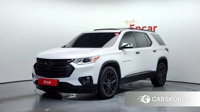 Chevrolet (GM Daewoo) Traverse 2021 Белый из Кореи