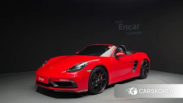 Porsche 718 Boxster 2019 Красный из Кореи