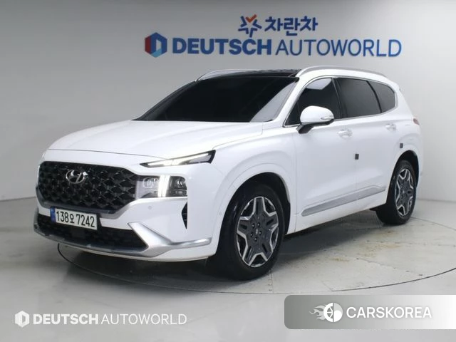 Hyundai The New Santa Fe 2021 Белый из Кореи
