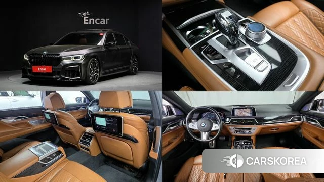 BMW 7 Series (G11) 2020 Черный из Кореи