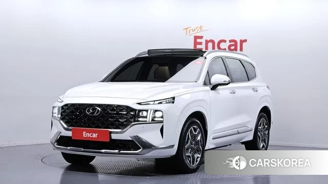 Hyundai The New Santa Fe 2023 Белый из Кореи