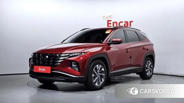 Hyundai Tucson Hybrid (NX4) 2021 Красный из Кореи