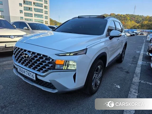 Hyundai The New Santa Fe 2022 Белый из Кореи