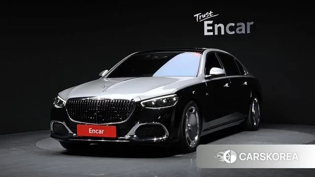 Mercedes-Benz S-Class W223 2023 Серебряный двухцветный из Кореи