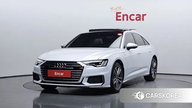 Audi A6 (C8) 2020 Белый из Кореи