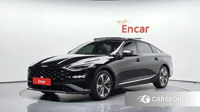 Kia K8 Hybrid 2022 Черный из Кореи