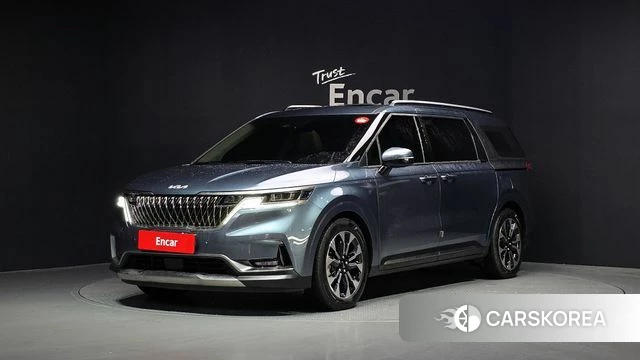 Kia Carnival 4th generation 2023 Небесно-голубой из Кореи