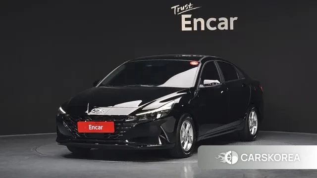 Hyundai Avante (CN7) 2021 Черный из Кореи