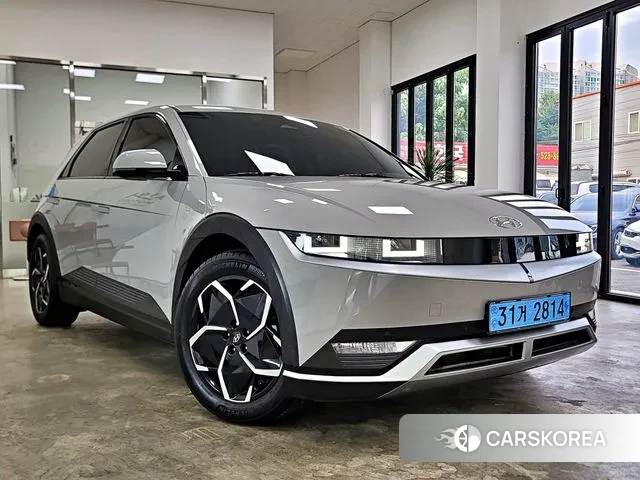 Hyundai Ionic 5 2021 Серебристо-серый из Кореи