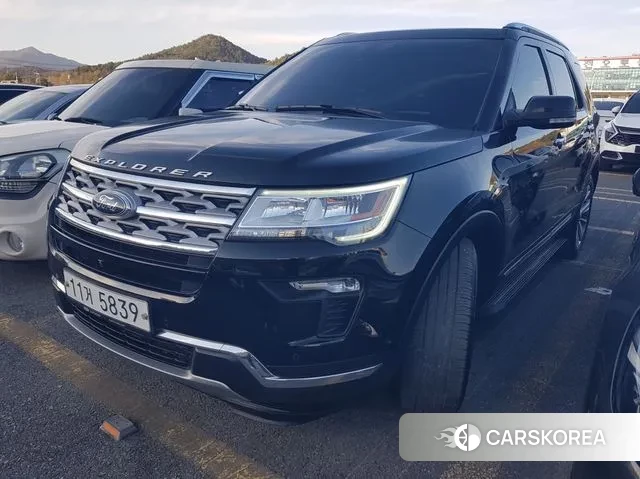 Ford Explorer 2018 Черный из Кореи