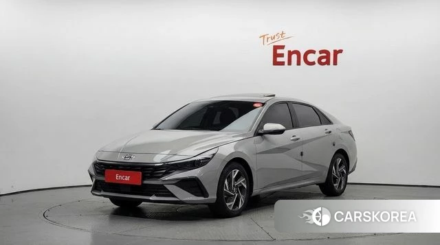 Hyundai The New Avante (CN7) 2024 Серебристо-серый из Кореи