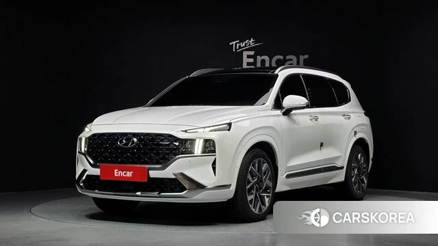 Hyundai The New Santa Fe 2022 Белый из Кореи