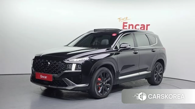 Hyundai The New Santa Fe 2022 Черный из Кореи