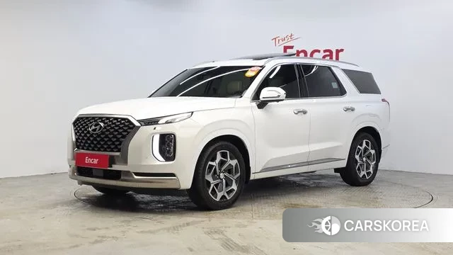 Hyundai Palisade 2022 Белый из Кореи