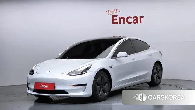 Tesla Model 3 2020 Белый из Кореи