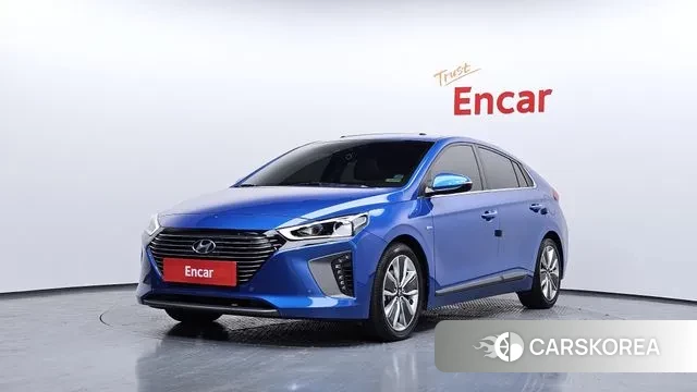 Hyundai Ionic Hybrid 2018 Синий из Кореи