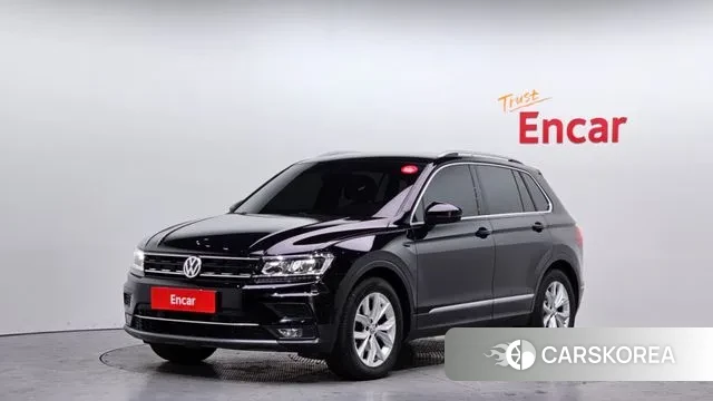 Volkswagen Tiguan second Generation 2020 Черный из Кореи