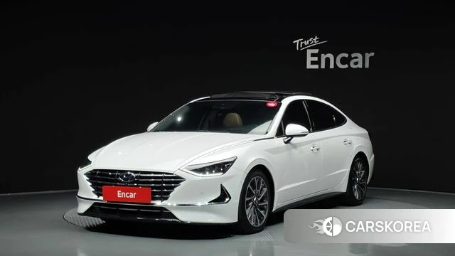 Hyundai Sonata (DN8) 2019 Белый из Кореи