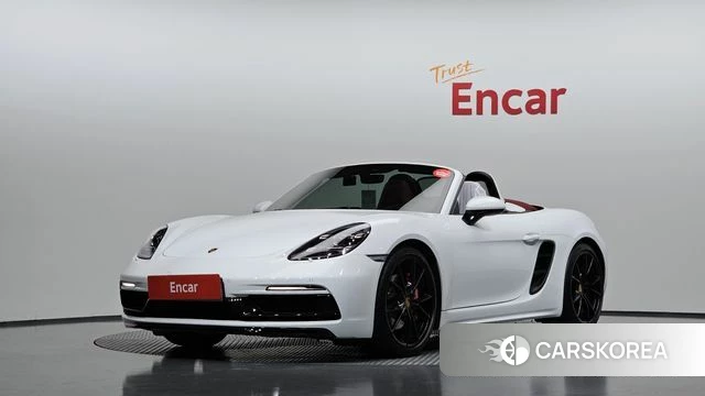 Porsche 718 Boxster 2019 Белый из Кореи