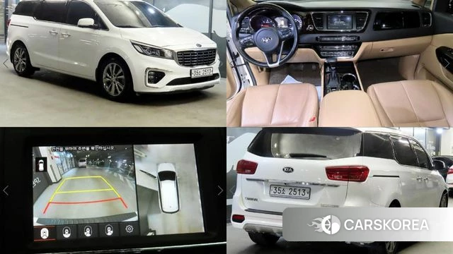 Kia The New Carnival 2018 Белый из Кореи