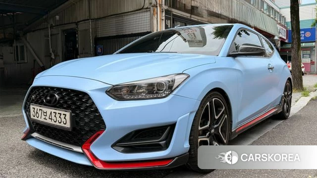 Hyundai Veloster (JS) 2021 Небесно-голубой из Кореи