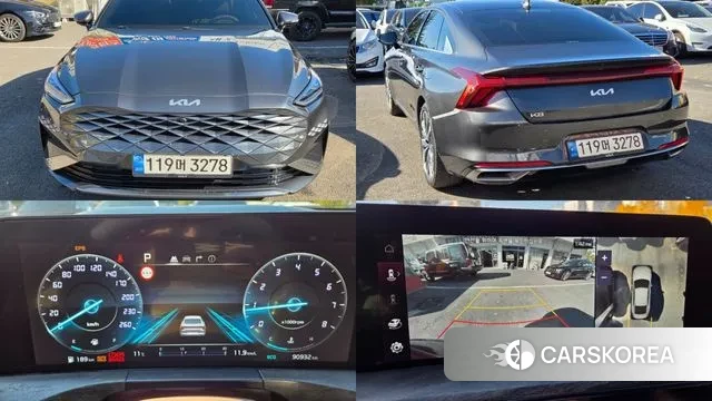 Kia K8 2021 Серый из Кореи