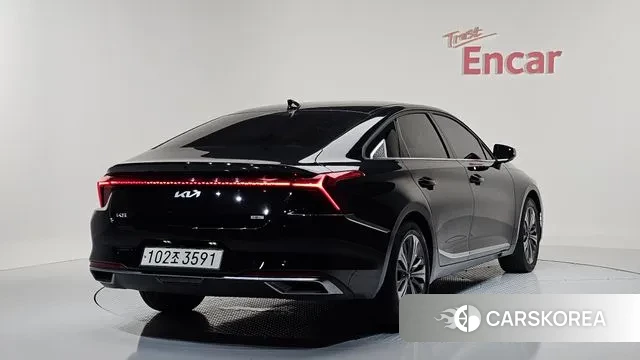 Kia K8 Hybrid 2021 Черный из Кореи