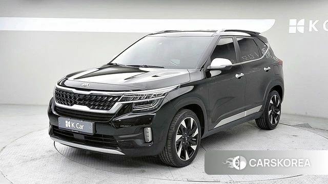 Kia Seltos 2020 Черный из Кореи