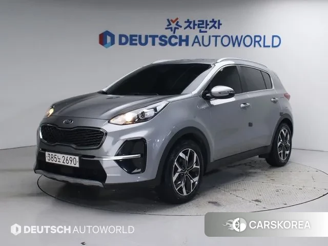 Kia Sportage The Bold 2021 Серый из Кореи