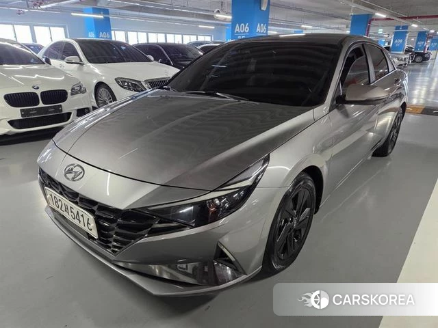 Hyundai Avante Hybrid (CN7) 2022 Серый из Кореи