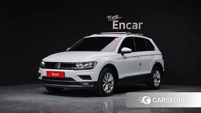 Volkswagen Tiguan second Generation 2018 Белый из Кореи