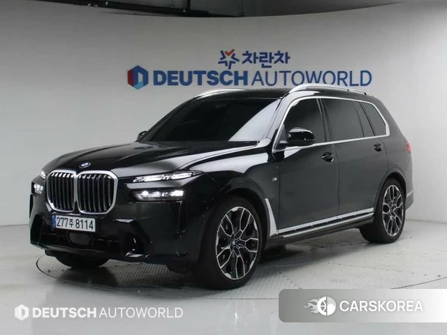 BMW X7 (G07) 2025 Черный из Кореи