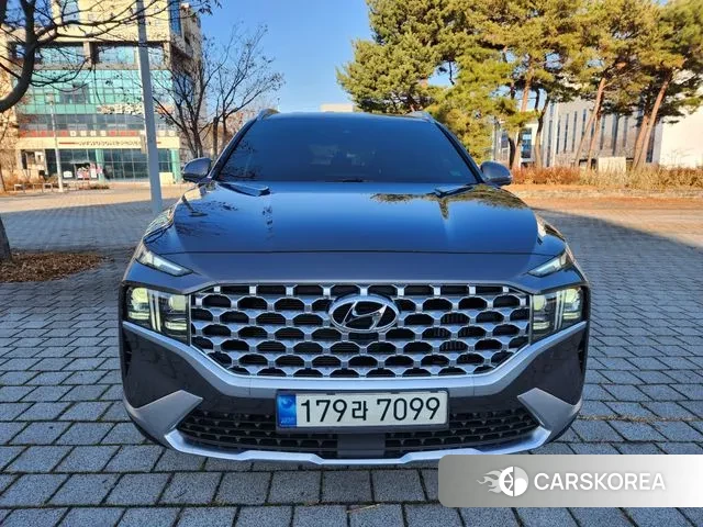 Hyundai The New Santa Fe 2021 Серый из Кореи